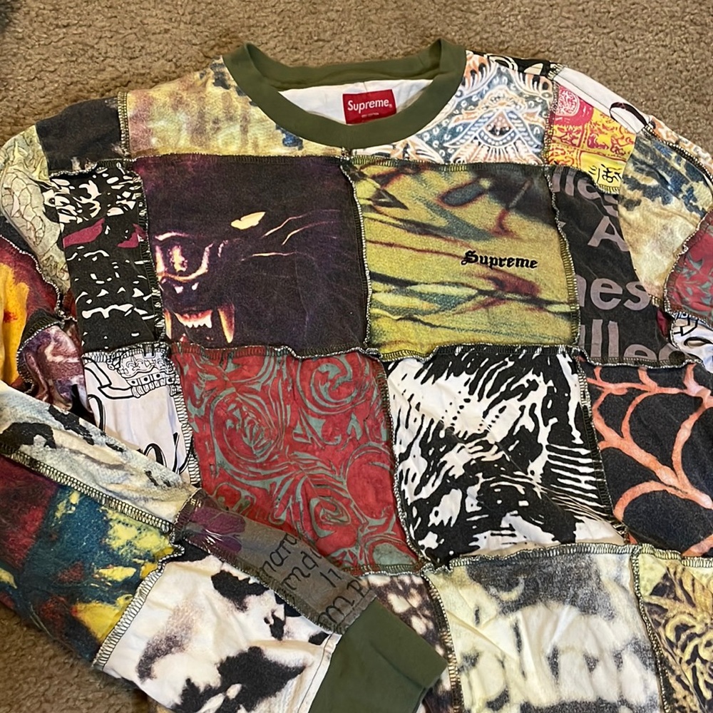 supreme multicolored long sleeve